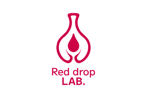 logo red drop lab
